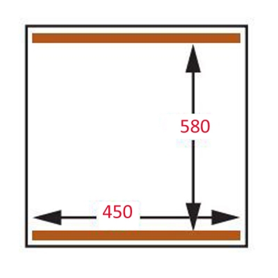 Machine sous-vide, double chambre 450x580xh235 mm. - 63 m3/h CF-150/S